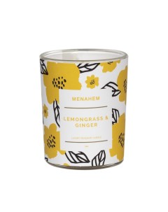 Ароматическая свеча Flora Lemongrass Ginger LQ175 5x6 см 1 шт Home collection