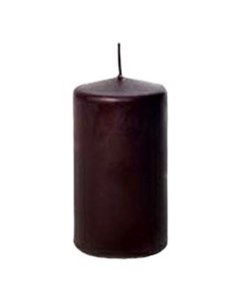 Свеча универсальная Pillar 14 см коричневая Mercury