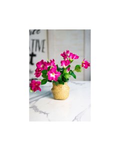 Искусственный цветок в горшке ГИБИСКУС КРАСНЫЙ 35х20 см Koopman international