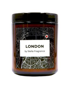 Свеча ароматическая в банке London 250 г Stella fragrance