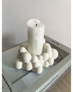 Подсвечник Шоколад для столовых и столбик свечей Zavod beton