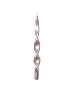 Свеча Deco flame 29 см розовое золото Mercury