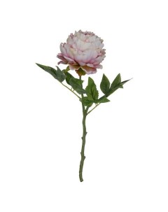 Искусственный цветок пиона 13x13x44 см Гласар