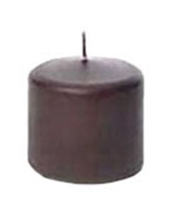 Свеча универсальная Pillar 7 см коричневая Mercury