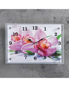 Часы настенные серия Цветы Орхидея 25х35 см Сюжет