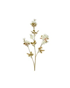 Искусственная белая ветка Цветение вишни 87 см Kaemingk