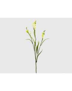 Искусственная цветочная ветка лимонного цвета Фрезия 65 см Edg