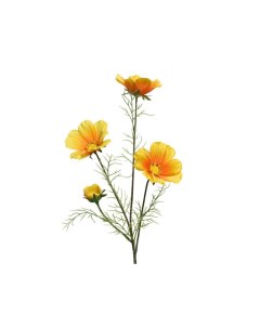 Искусственный цветок КОСМЕЯ ЖЁЛТО ЗОЛОТИСТАЯ 64 см Kaemingk