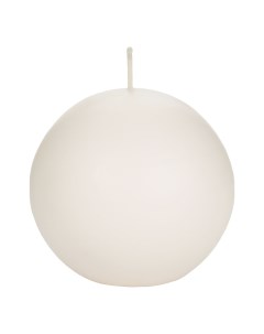 Свеча Deco Glossy sphere 10 см айвори Mercury
