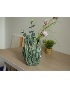 Декоративная ваза ФИАММА БЛЮ керамика 21х15 см Edg