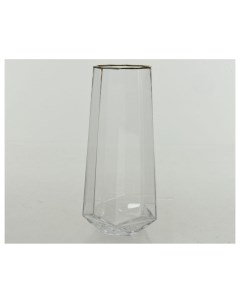 Дизайнерская стеклянная ваза БРИЖИТ 25 см Kaemingk