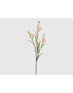 Искусственная цветочная ветка розового цвета Фрезия 65 см Edg