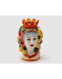Сицилийская ваза ИСТОРИЯ ЛЮБВИ СИНЬОРИНА керамика 15 см Edg