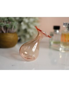 Маленькая стеклянная ваза ТРАСПАРЕНТЕ розовая 9 см Edelman