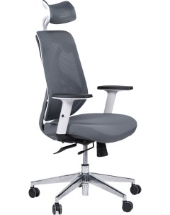 Компьютерное кресло Имидж gray Сиденье ткань серая спинка сетка серая Norden