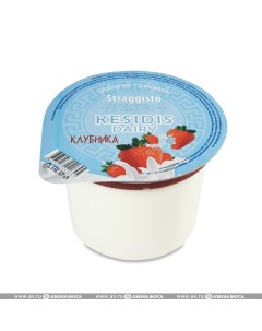 Йогурт Straggist греческий малина 4 220 г Kesidis dairy