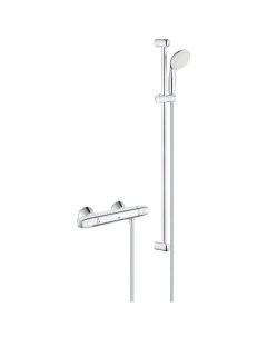 Термостат для душа Grohtherm 1000 с душевым гарнитуром хром 34824004 Grohe