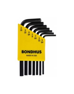 Набор штифтовых ключей HEX 12245 7 предметов Bondhus