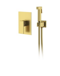 Гигиенический душ встраиваемый DK матовое золото Bayern Liszt DA1515007 D&k
