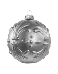 Елочный шар серебряный 8 см Yancheng shiny