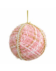Елочный шар розовый 10 см Due esse christmas