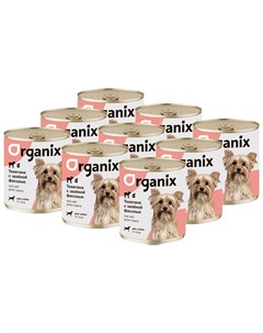Консервы для собак с телятиной и зеленой фасолью 9шт по 400г Organix