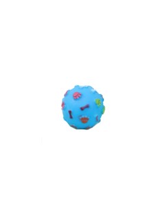 Игрушка мячик для собак цвет голубой с пищалкой Ultramarine
