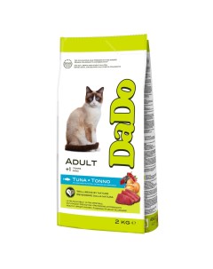 Сухой корм для кошек Cat Adult с тунцом 2 кг Dado