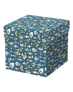 Коробка подарочная Кубик для мальчиков 12 5 х 12 5 х 12 см Стрекоза