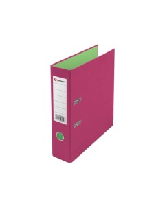 Папка регистратор AF0900 PNLG 75мм 2 х стороннее покрытие PVC розовое зеленое Lamark