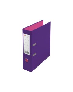 Папка регистратор AF0900 VLPN 75мм 2 х стороннее покрытие PVC фиолетовое розовое Lamark