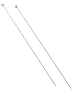 Спицы для вязания прямые d 2 5 мм 35 см 2 шт Арт узор