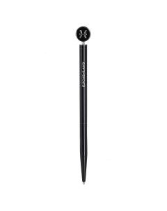 Ручка шариковая Т1 00041361 15 см с фигуркой сталь черно серебристая Рыбы Kuchenland