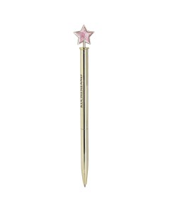 Ручка Т1 00041342 шариковая 15 см с фигуркой золотистая Звезда Kuchenland