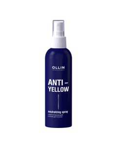 Нейтрализующий спрей для волос Anti Yellow Ollin professional (россия)