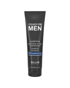 Освежающий шампунь для волос и тела Shampoo Hair Body Refreshening Ollin Premier For Men 729759 1000 Ollin professional (россия)