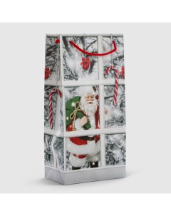 Пакет подарочный natalizia 36x11x18 см в ассортименте Due esse christmas
