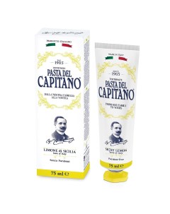 Премиум Зубная паста Сицилийский лимон 75 мл Pasta del capitano