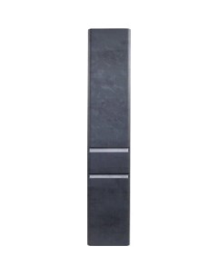 Пенал Атлантика 35х175 с бельевой корзиной бетон темный СС 00002284 Style line