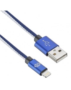Кабель интерфейсный 1080345 USB m Lightning m 1 2м синий Digma