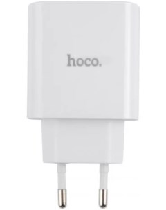 Зарядное устройство сетевое RC5 УТ000024734 USB Type C PD QC3 0 белое Hoco
