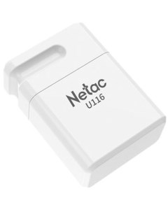 Накопитель USB 2 0 8GB NT03U116N 008G 20WH U116 white Netac