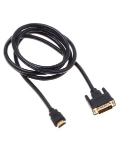 Кабель интерфейсный HDMI DVI BHP RET HDMI_DVI18 1 8м позолоченные контакты черный Buro