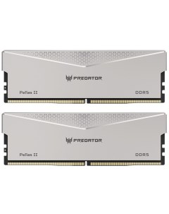 Модуль памяти DDR5 64GB 2 32GB BL 9BWWR 365 Predator Vesta II RGB PC5 51200 6400MHz CL32 1 35V silve Acer