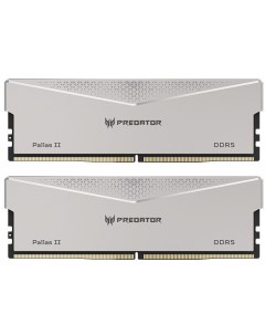 Модуль памяти DDR5 64GB 2 32GB BL 9BWWR 377 Predator Pallas II PC5 51200 6400MHz CL32 1 35V silver Acer