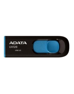 Накопитель USB 3 0 128GB UV128 AUV128 128G RBE черный синий Adata