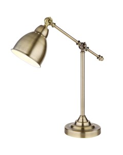Настольная лампа Braccio A2054LT 1AB Античная бронза Arte lamp
