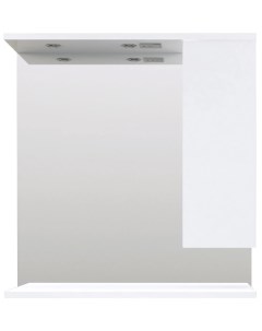 Зеркальный шкаф 80x86 4 см белый глянец Кода Лайт У57596 1marka