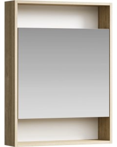 Зеркальный шкаф 60x80 см дуб балтийский L R City SIT0406DB Aqwella