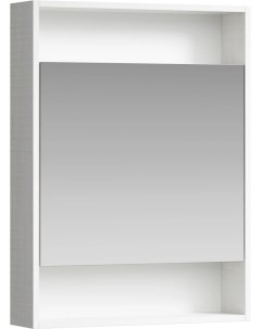 Зеркальный шкаф 60x80 см дуб канадский L R City SIT0406DK Aqwella